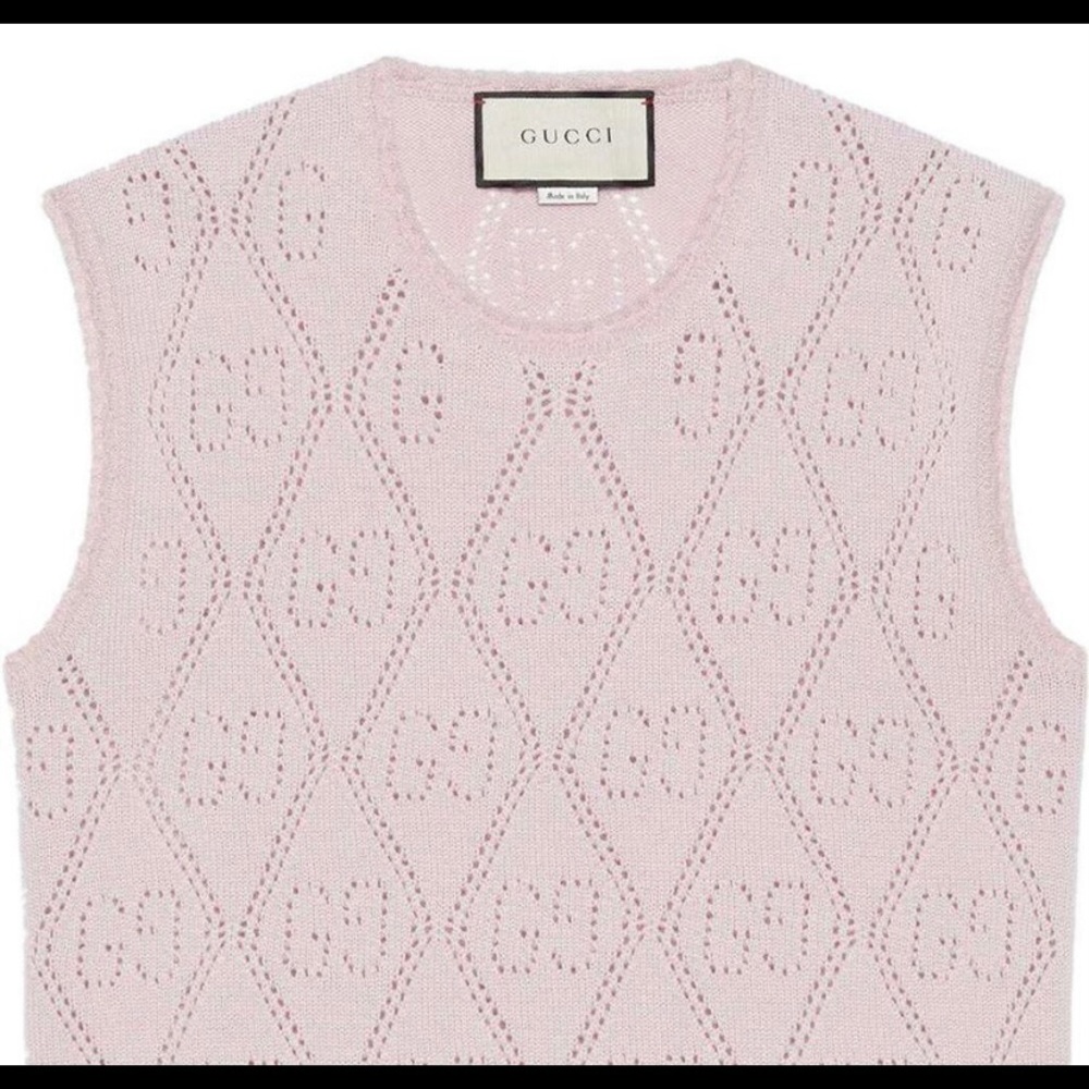 AUTHENTIC GUCCI PINK VEST